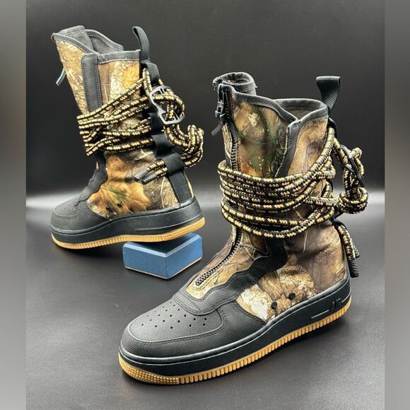 Realtree x Nike SF Air Force1 Hi 'Black Camo' - Picture 7 of 12